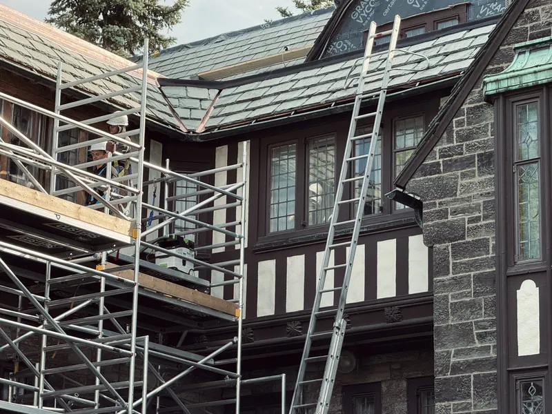 Slate Roofing project, photo 23