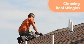 Cleaning Roof Shingles